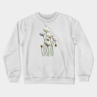 July 3rd birthday flower Crewneck Sweatshirt